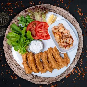 Deniz Ürünleri Tabağı Karides-Kalamar